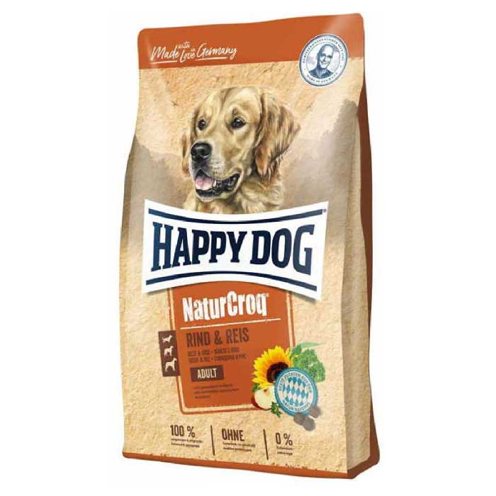 Happy Dog hrana za pse Naturcroq - govedina i pirinač - 1kg