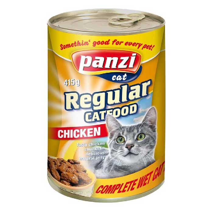 Panzi konzerva za mačke sa komadićima piletine - 415g