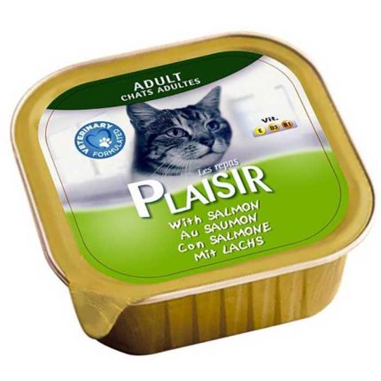 PLAISIR Pašteta za mačke losos - 100g
