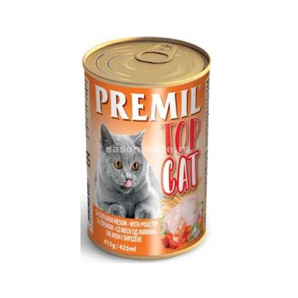 Premil TOP CAT ŽIVINA - konzerve - vlazna hrana za macke - 415g