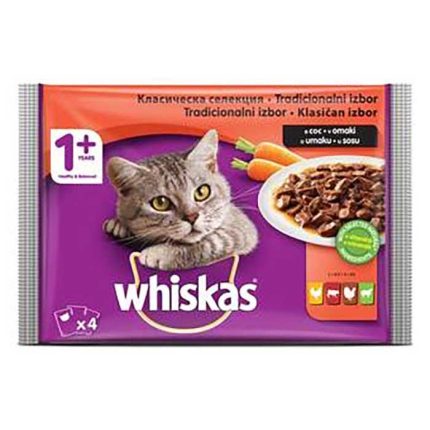 Whiskas hrana za mačke kesa - 4x100g