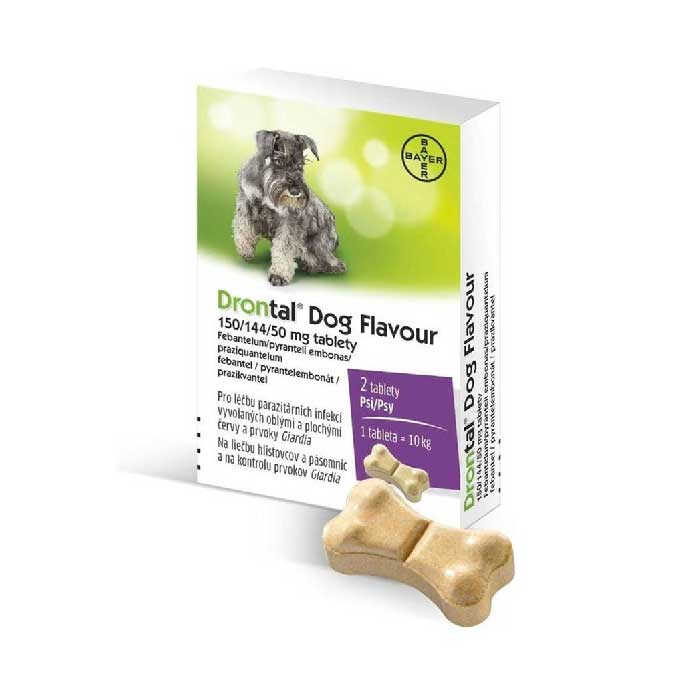 Bayer Drontal Dog, Tebleta za pse protiv unutrašnjih parazita