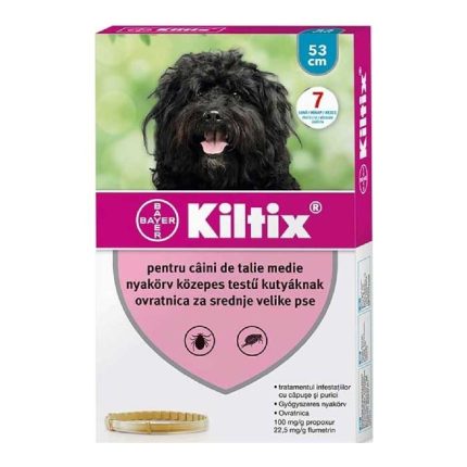 Bayer Kiltix M 53Cm, Ogrlica za pse, protiv buva i krpelja