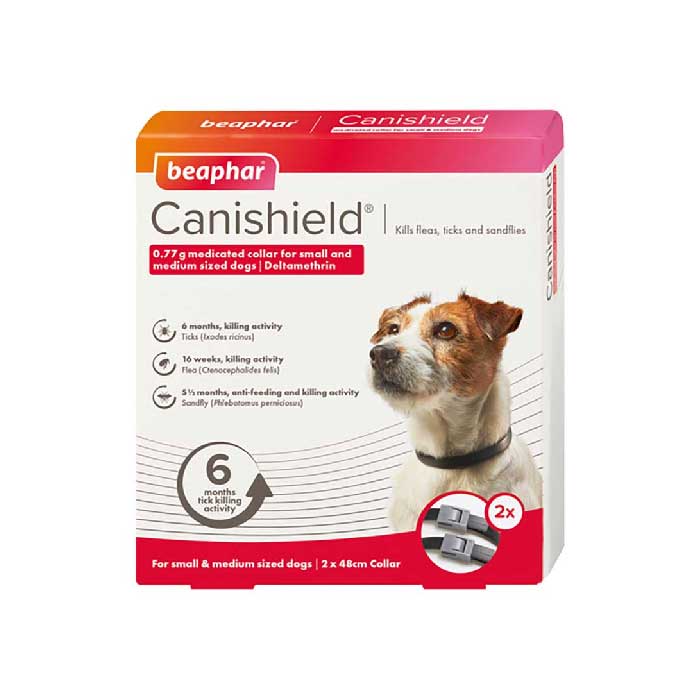 Canishield S/M antiparazitna ogrlca 48cm za pse