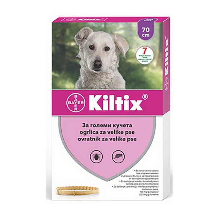 KILTIX® (Elanco) ogrlica za pse protiv buva i krpelja