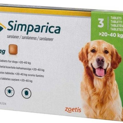 SIMPARICA tableta za žvakanje za pse 20-40kg (Sarolaner) 80mg