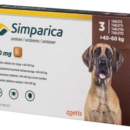 Simparica 120mg tableta za žvakanje za pse 40-60kg